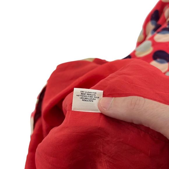 Anthropologie | Red Polka Dot Midi Dress - Picture 7 of 12